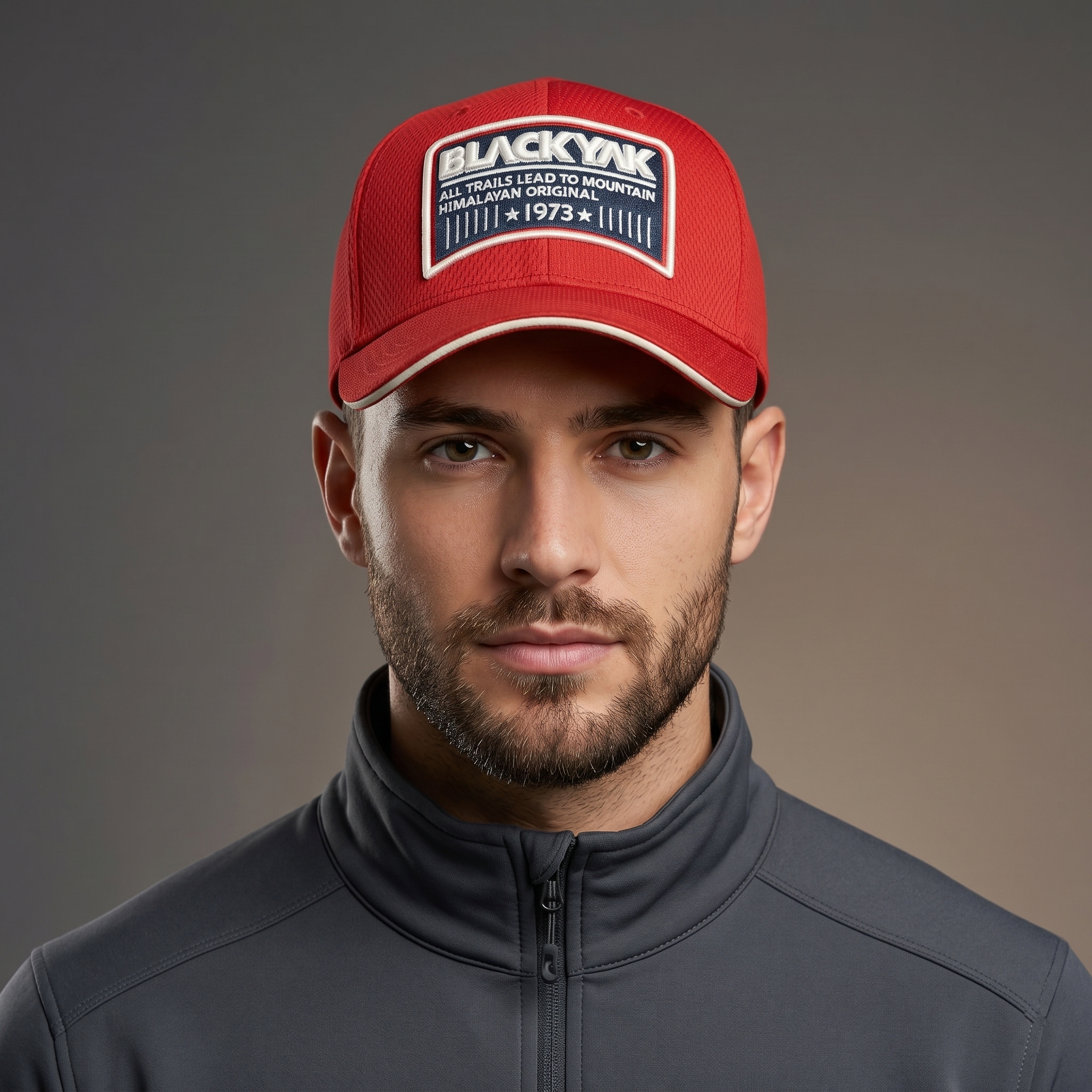 Vintage BlackYak 1973 Mountain Trails Snapback Thrifted Hat - Red