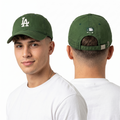 Thrifted LA Dodgers Dark Green Baseball Cap | Adjustable 57-60 cm