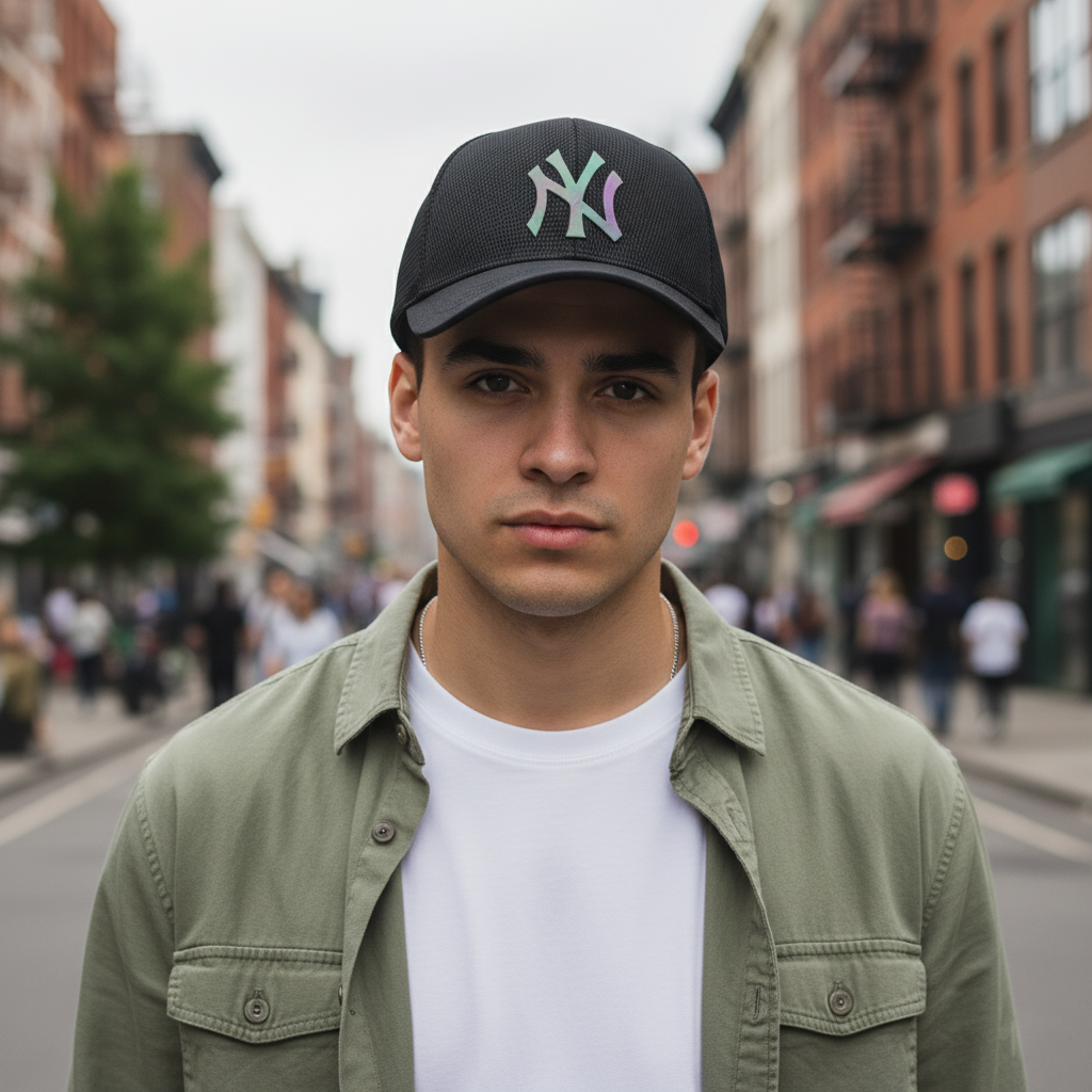 Sleek Black Yankees Sports Cap