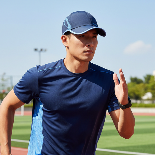 Prospecs Navy Technical Performance Sports Thrifted Cap