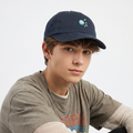 Thrifted Club Med Oyyo Embroidered Navy Cotton Dad Hat