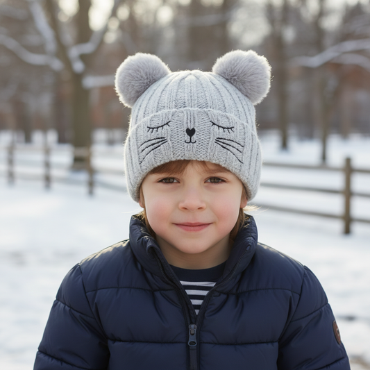 Kiki & Koko Kids' Winter Thrifted Beanie - German Brand (Ages 5-14)