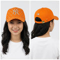Thrifted NY Yankees All-Over Print Embroidered Hat | 55-57 cm