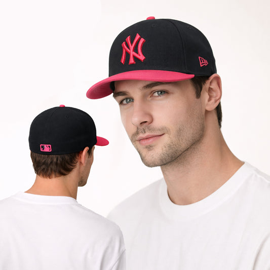 New York Yankees New Era 59FIFTY Fitted Replica Hat – Black & Pink