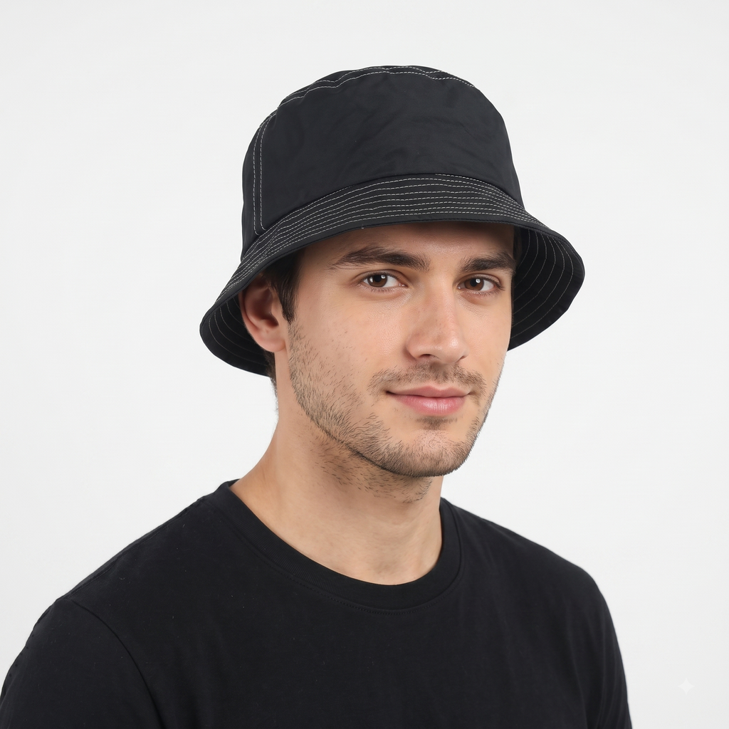 Thrifted Japanese Streetwear Beauty & Youth Contrast Stitch Bucket Hat