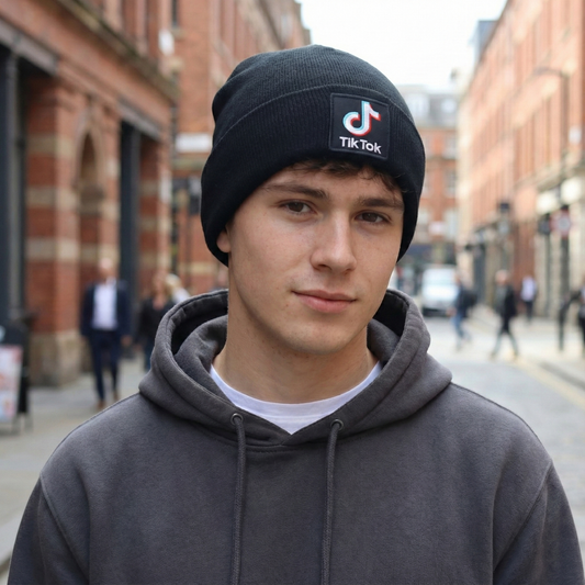 Authentic TikTok Embroidered Winter Thrifted Cap - Adult Size Streetwear