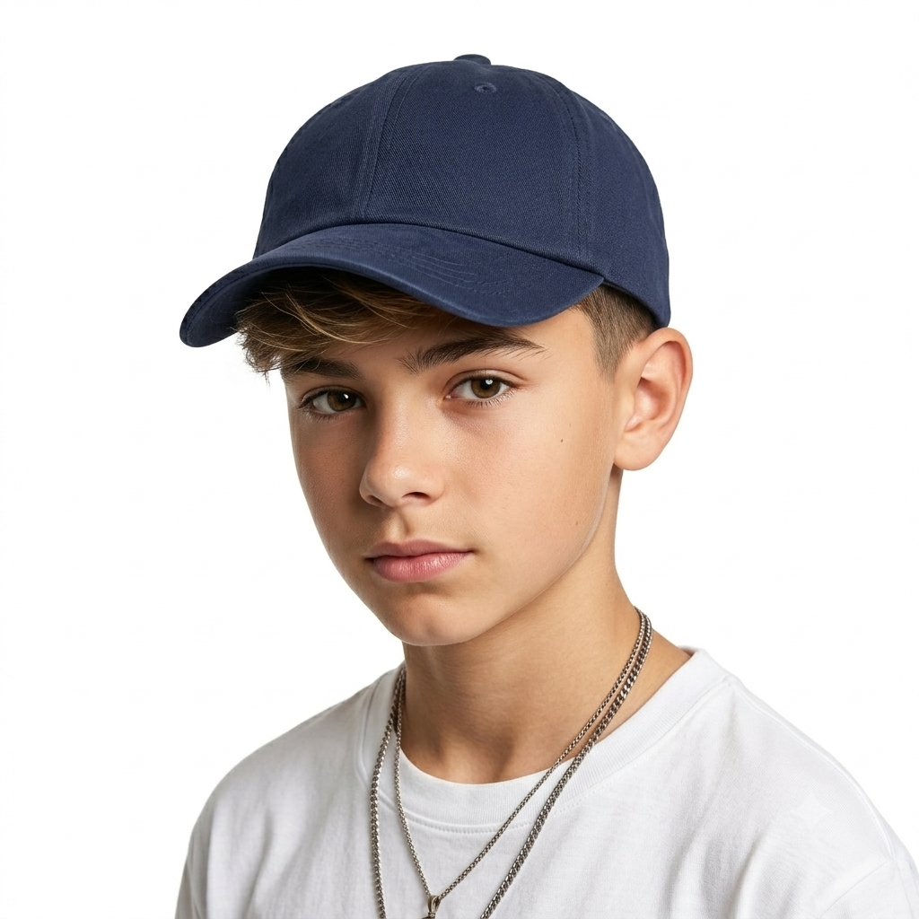 Thrifted Decathlon Dark Navy Blank Baseball Cap | 10767