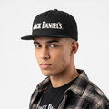 Thrifted Jack Daniel's Whiskey Embroidered Flat Brim Cap - Size 56-58cm