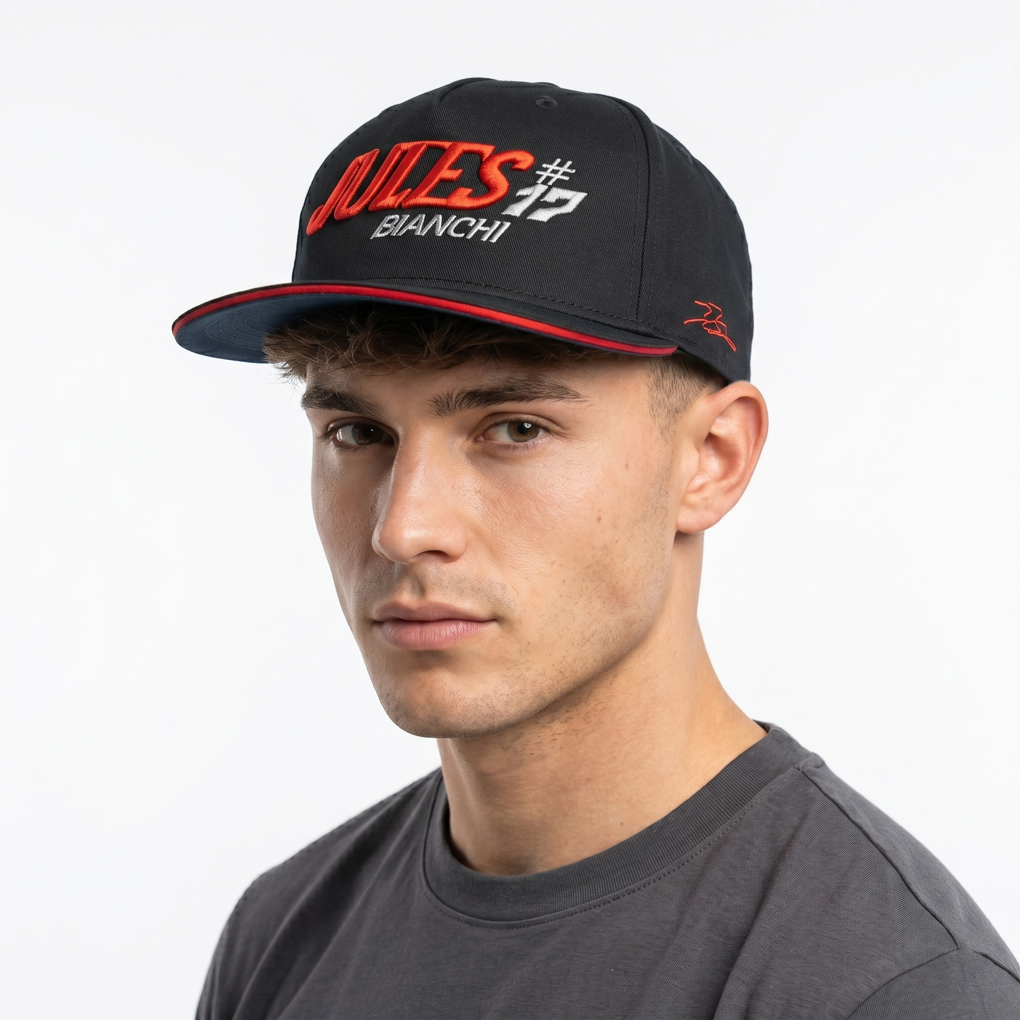 Vintage Jules Bianchi #17 Tribute Cap | Black & Red F1 Racing Hat