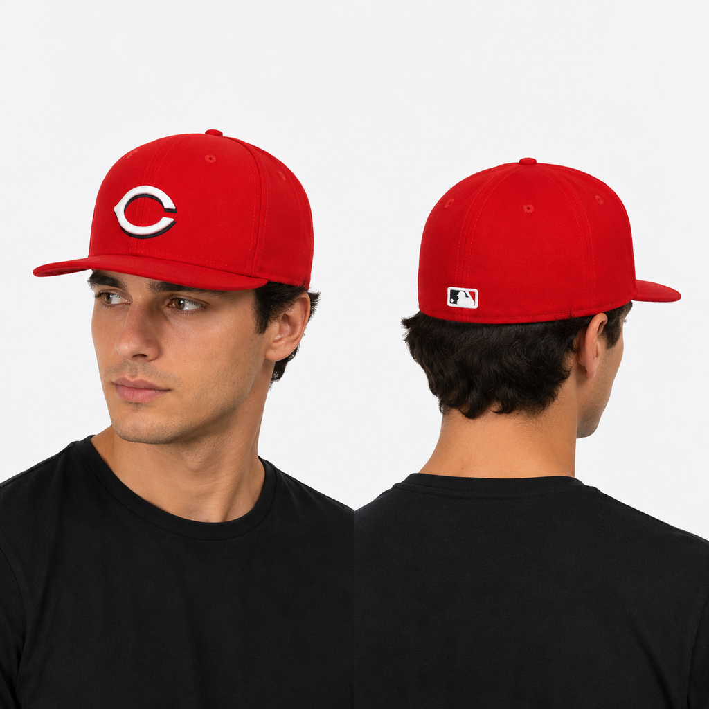 Vintage New Era 59FIFTY Cincinnati Reds Fitted Thrifted Hat