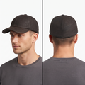 Vintage Dark Brown Suede Leather Baseball Cap (Size 58 cm)