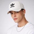 Adidas Originals Trefoil Embroidered Cap – Off-White (Thrifted)