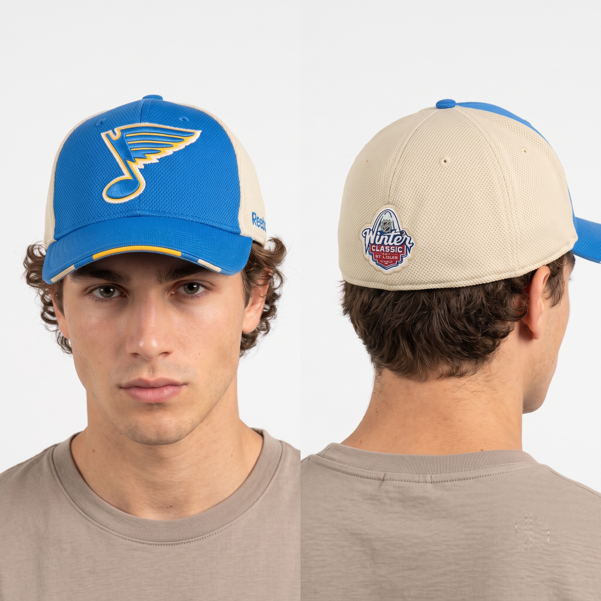 Reebok St. Louis Blues Winter Classic Flexfit Thrifted Hat (Size 58-60cm)