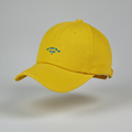 Yellow Cotton Dad Cap "ALL DAY PLAY HARD"