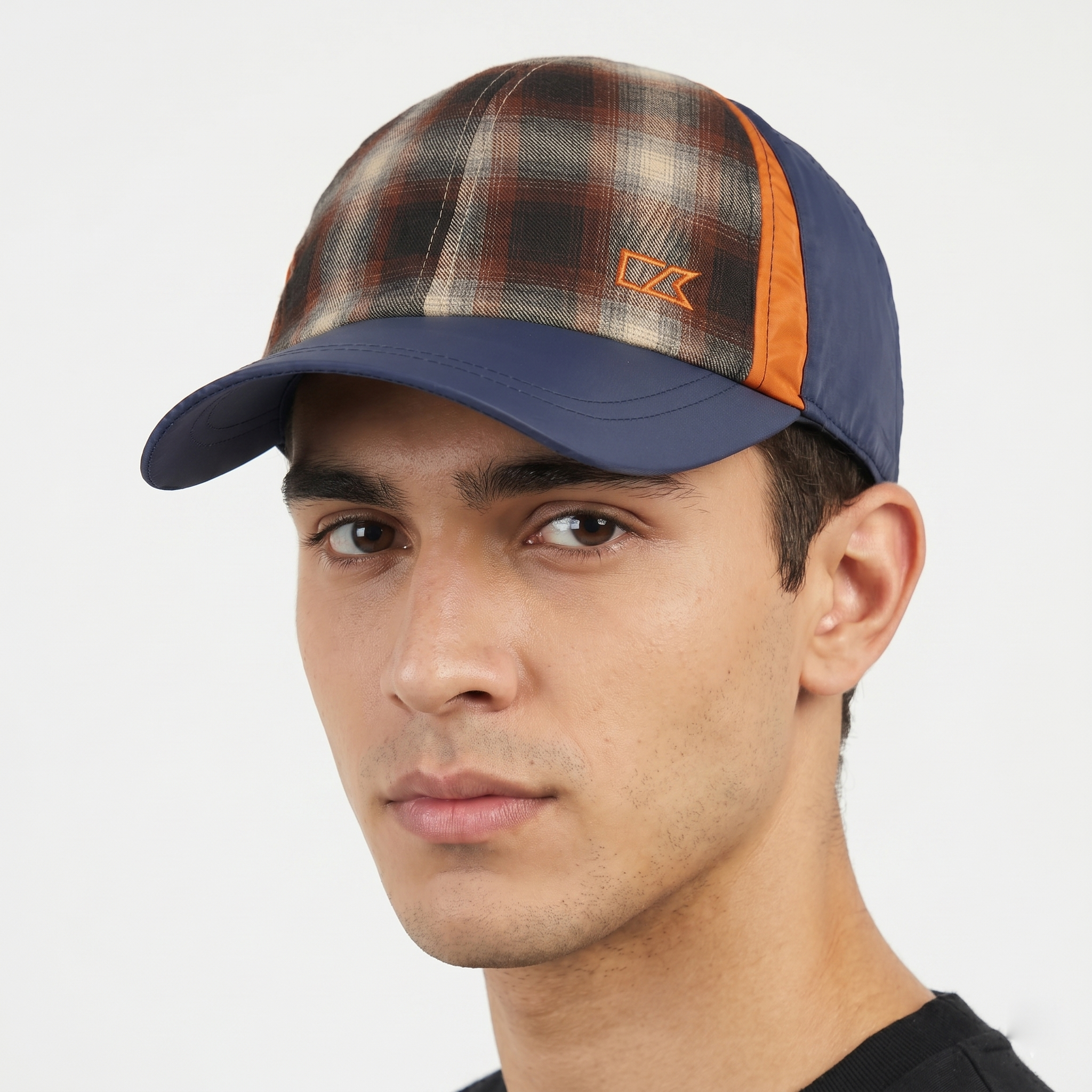 Thrifted Cutter & Buck CB Embroidered Tartan Paneled Hat