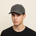 Pengtu Outdoor Charcoal Grey Woolen Winter Thrifted Baseball Cap
