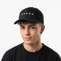 Minimalist Volvo Logo Black Baseball Cap - Adjustable Strapback Hat