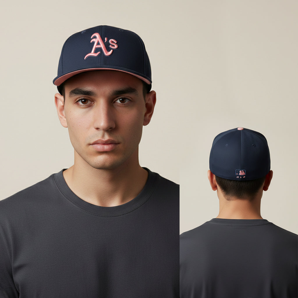 Thrifted Oakland A's Thrifted Baseball Hat Flexfit - Size S-M