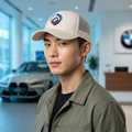 BMW M-Series Embroidered Thrifted Trucker Cap - Adjustable (56-58cm)