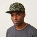 Thor Motocross Flexfit Fitted Thrifted  Hat - Black with Gold Liquid Print Graphic