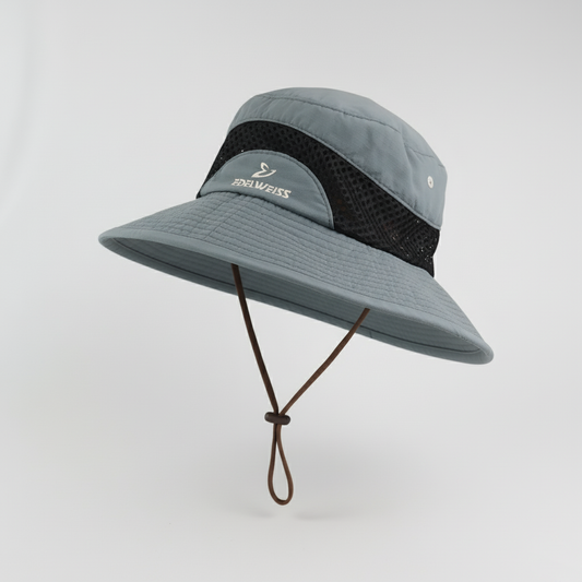 Edelweiss" 'Silver Flow' Technical Outdoor Hat - Grey(59-61cm)