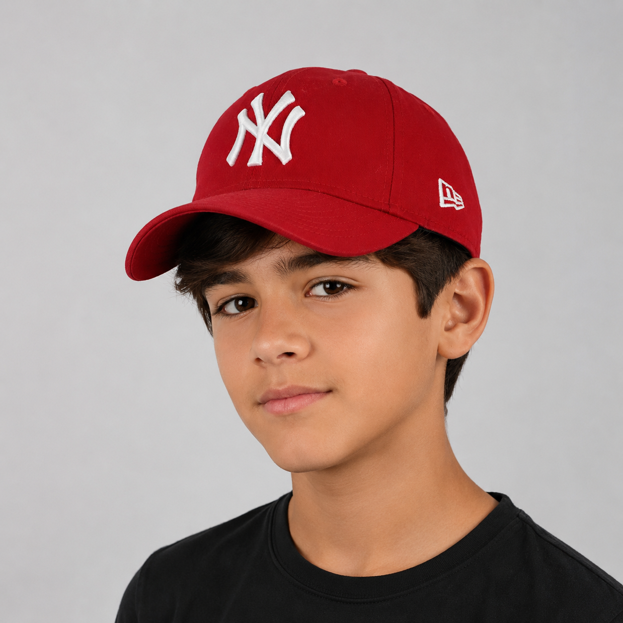 Vintage New Era 9FORTY New York Yankees Red Adjustable Thrifted Hat