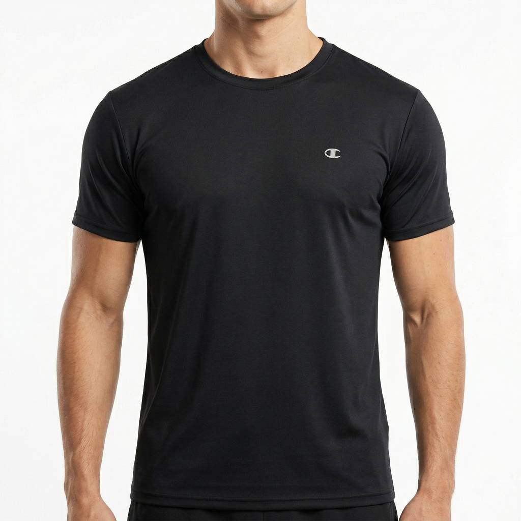 Champion Black Performance Tee | Large | Thrifted