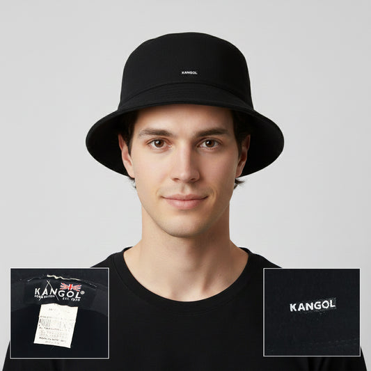 Kangol Men's Bermuda Casual, Scarlet, Black Thrifted Hat