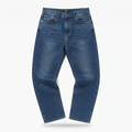 Thrifted Stretch Comfort Men's Blue Straight Leg Jeans 34 Waist/ J1023