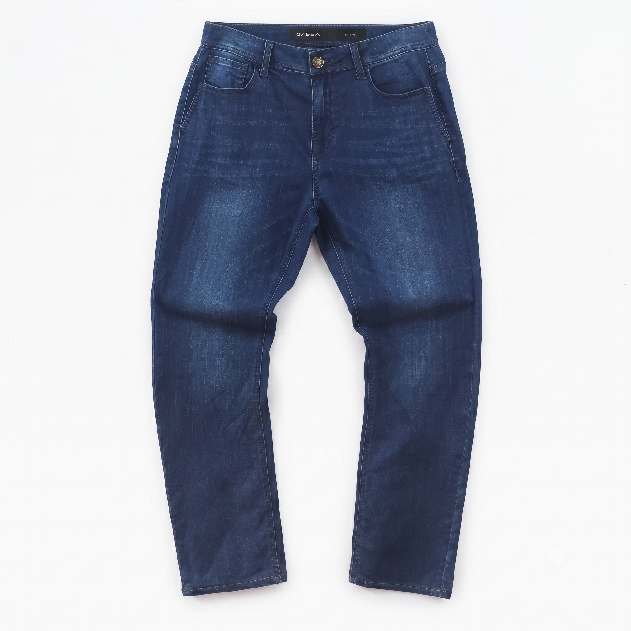 Thrifted Men's Gabba Dark Blue Slim Denim Trousers Waist:32/ J1094