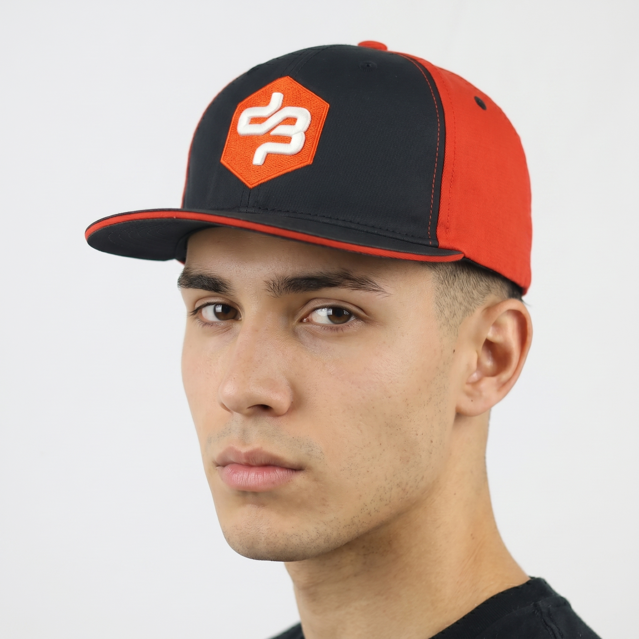 Decibel B2S Embroidered Logo Hat | Thrifted Retro Red & Navy Cap 57-59 cm