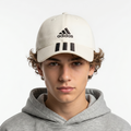 Thrifted Adidas Headwear Off-White Cotton Dad Hat