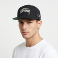 Vintage Stüssy x Yupoong "Year of the Snake" 2013 Thrifted Snapback – Black