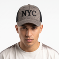 Thrifted Max NYC Embroidered Mesh Trucker Cap - Size 57-59cm