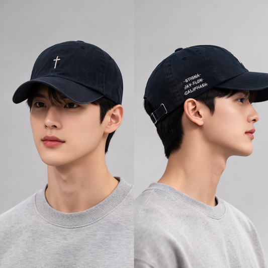 STIGMA "Keep Out of Reach" Thrifted Cap - Korean Streetwear Style