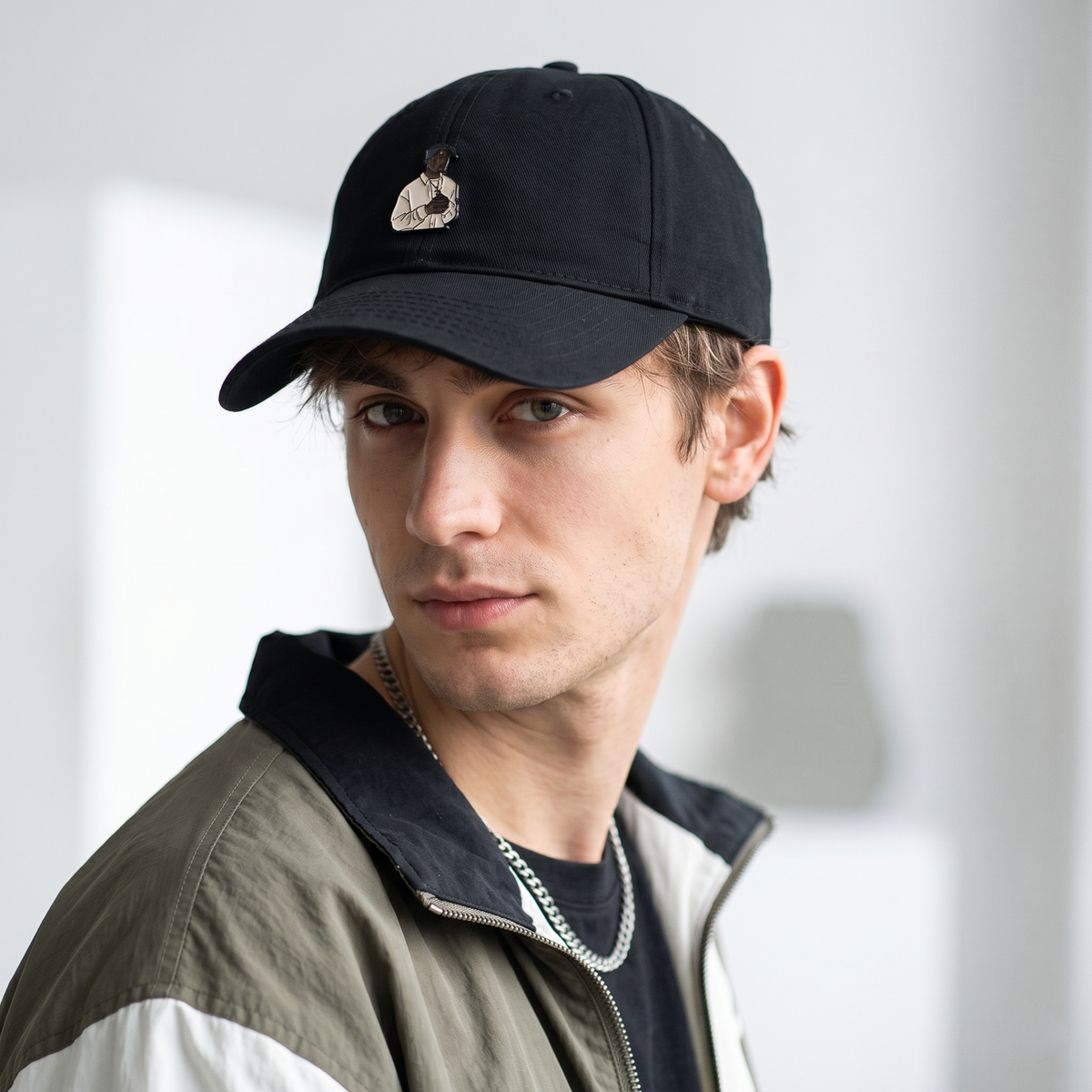 Thrifted Cayler & Sons Premium Headwear Black Baseball Cap | 10820