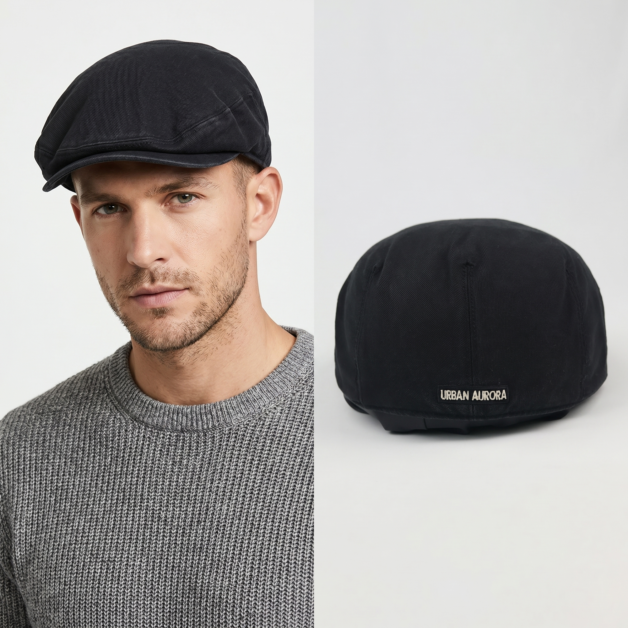 Urban Aurora Embroidered Logo Ivy Cap - 100% Cotton