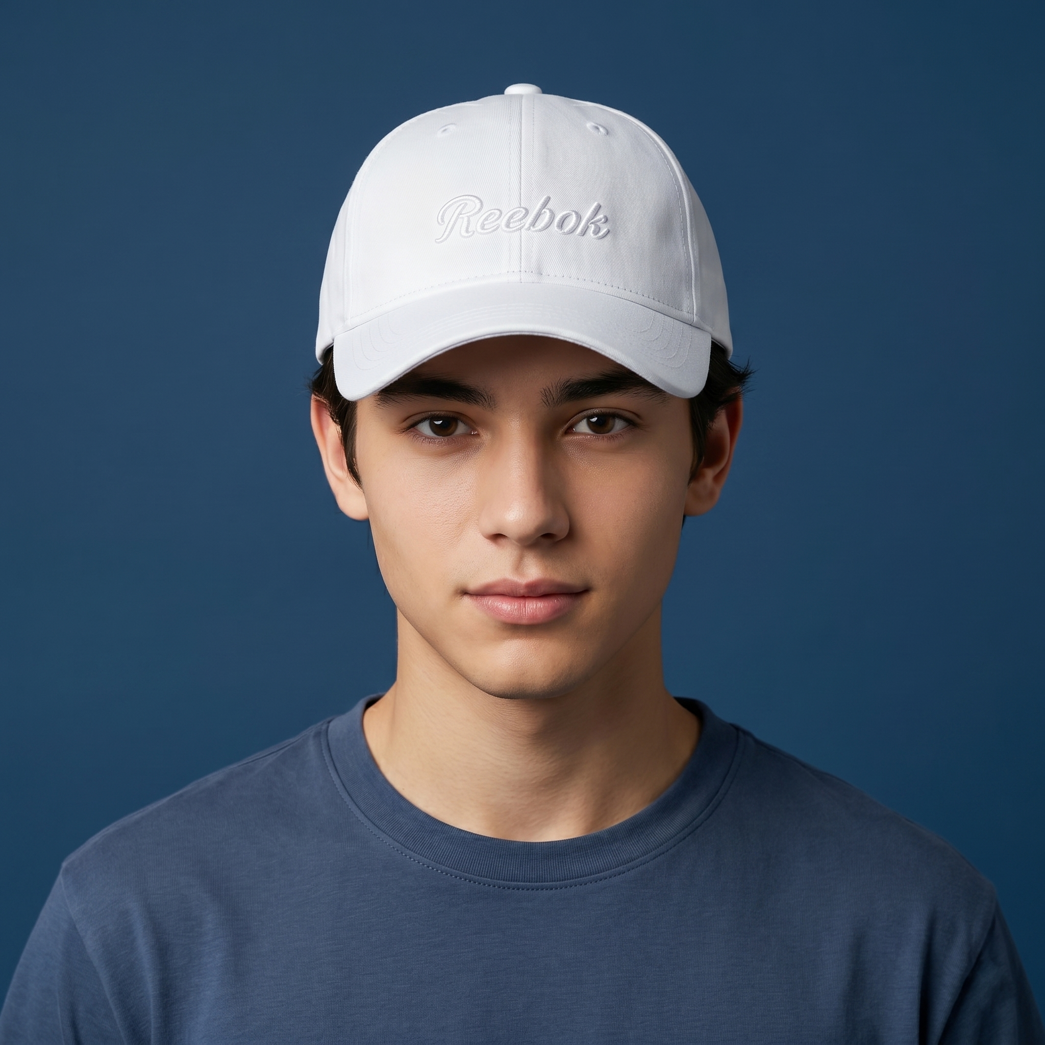 Reebok White Unstructured Cotton Twill Thrifted baseball Hat