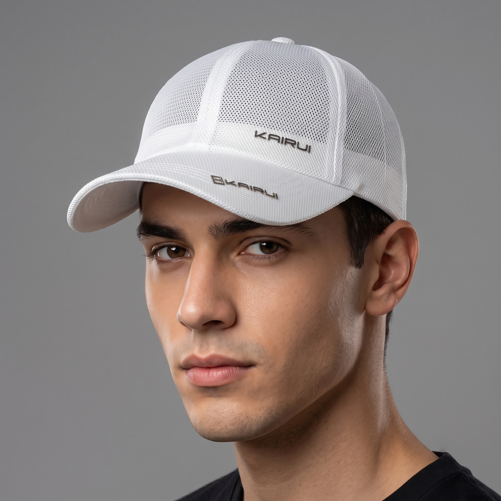 Thrifted Kairui Breathable Sport Runner Hat with Metal Emblem | 10210