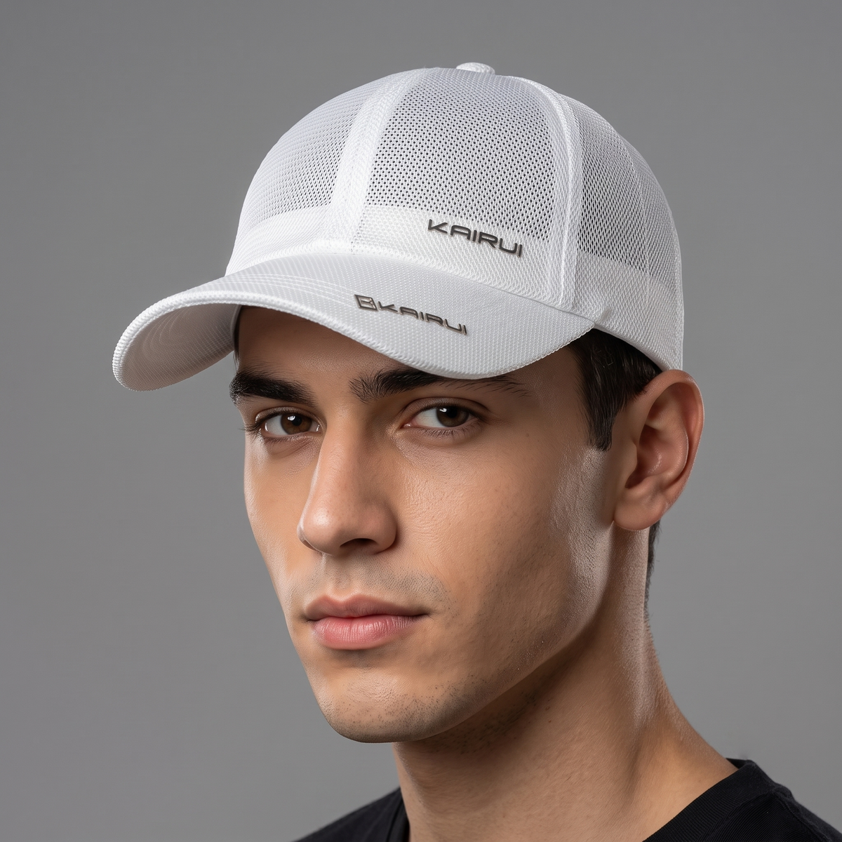 Thrifted Kairui Breathable Sport Runner Hat with Metal Emblem | 10210