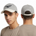 Being Human Grey Marl & White Two-Tone Strapback Thrifted Hat