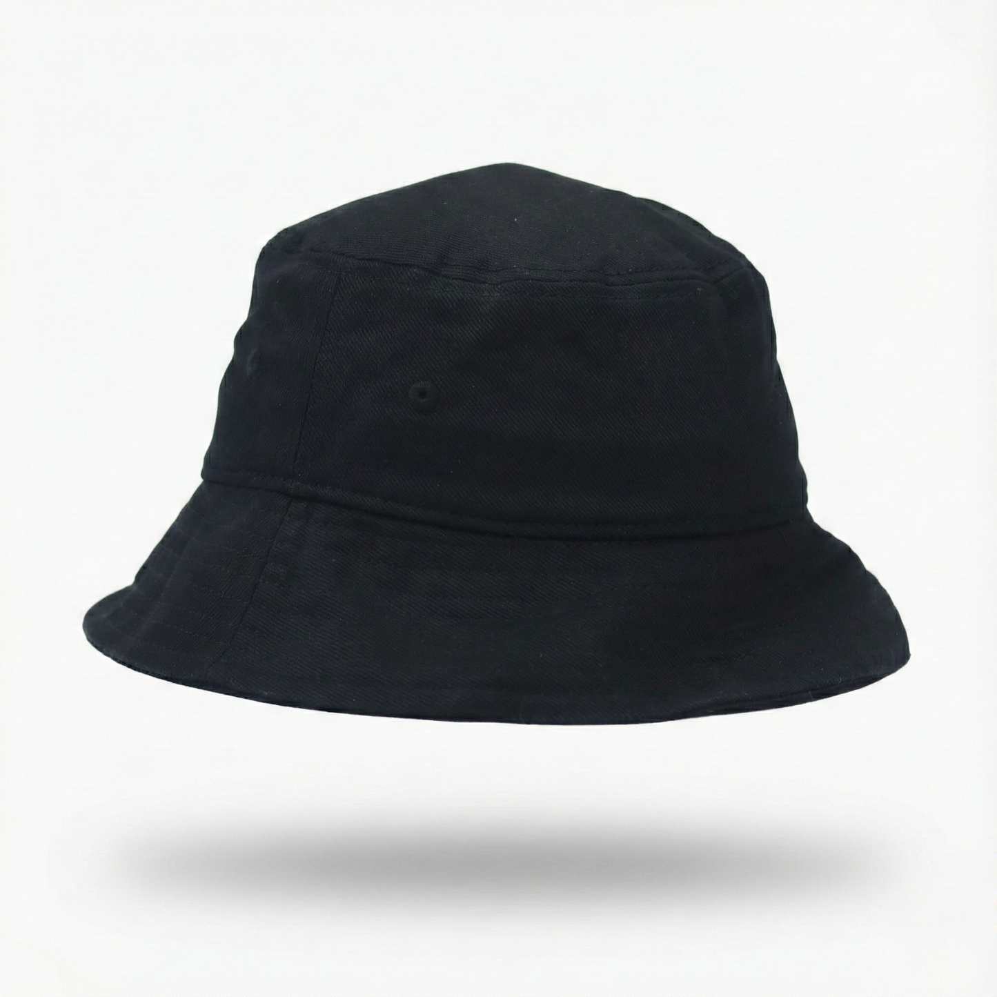 H&M Black Cotton Bucket Hat | Classic Fisherman Cap | Size M (58cm)