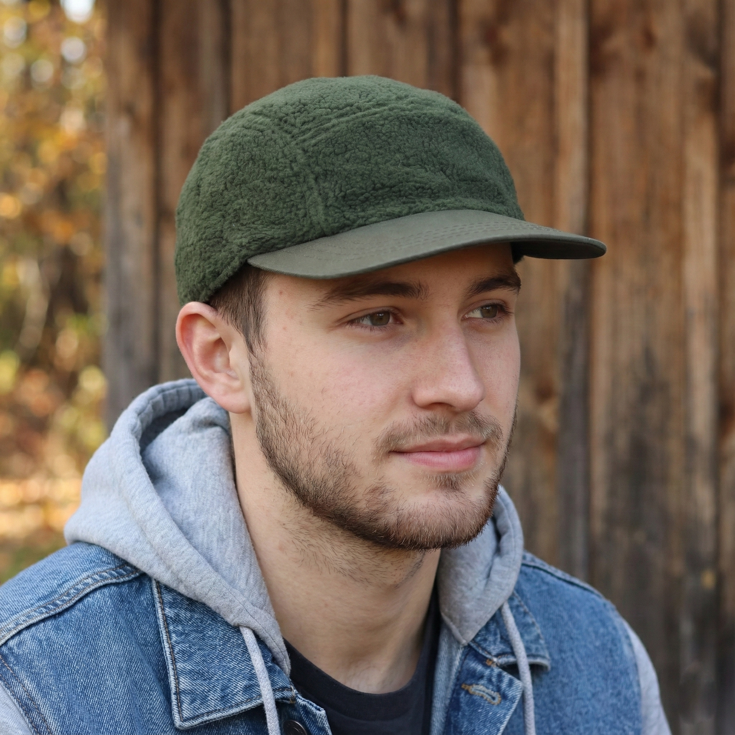 Adult Unisex "TASTE OF ESSENCE" Winter  Thrifted Cap - Soft Cold Weather Headwear