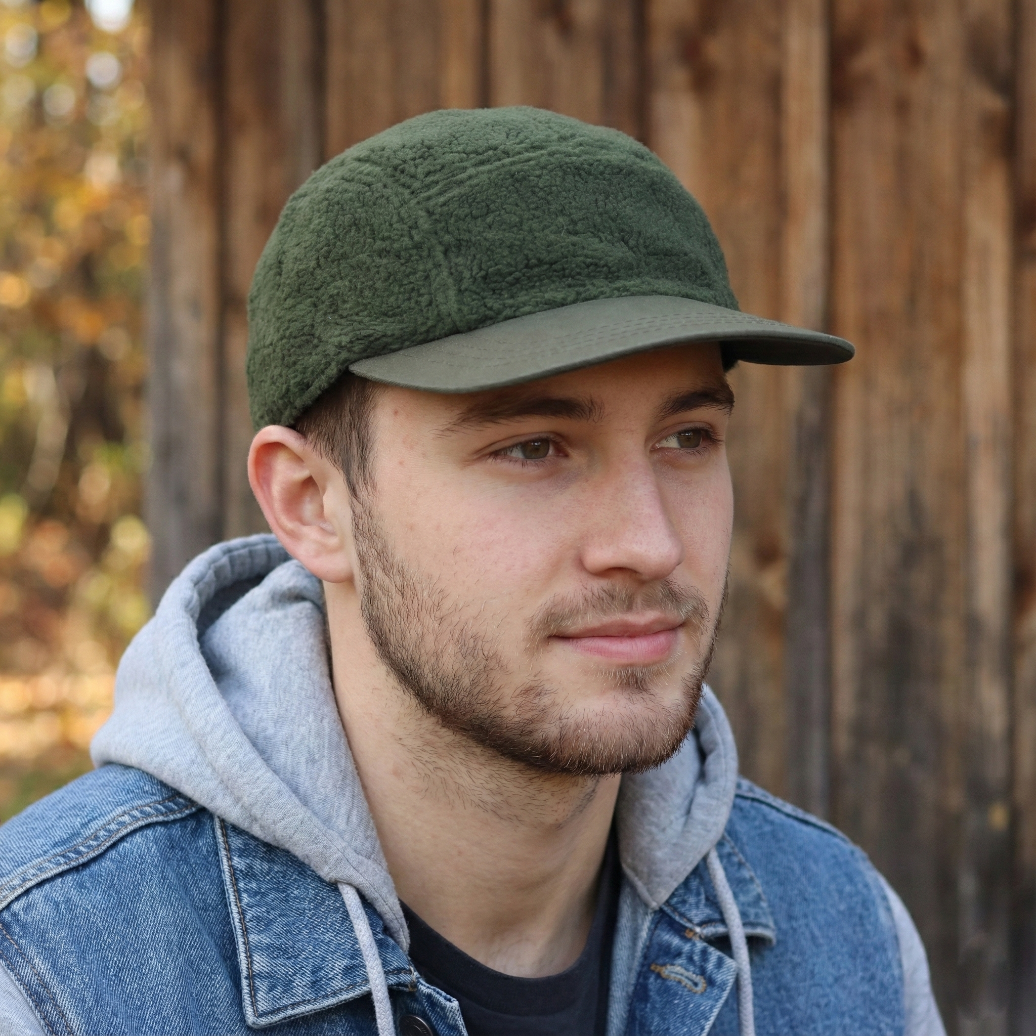Adult Unisex "TASTE OF ESSENCE" Winter  Thrifted Cap - Soft Cold Weather Headwear