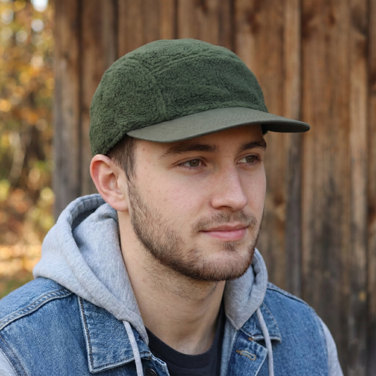 Adult Unisex "TASTE OF ESSENCE" Winter  Thrifted Cap - Soft Cold Weather Headwear