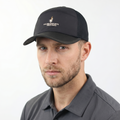 Vintage Poloneck Sports "Since 1955" Trucker Thrifted Cap - Black Technical Mesh