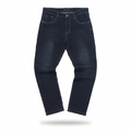 Thrifted Caesar Men's Deep Indigo Blue Denim Jeans 34 Waist/ J1036