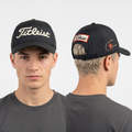 Thrifted Titleist SAM Golftime Golf Hat | Black Strapback