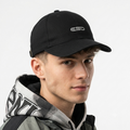 Thrifted Myrtle Beach Black Minimalist "ESD" Dad Hat | 10769