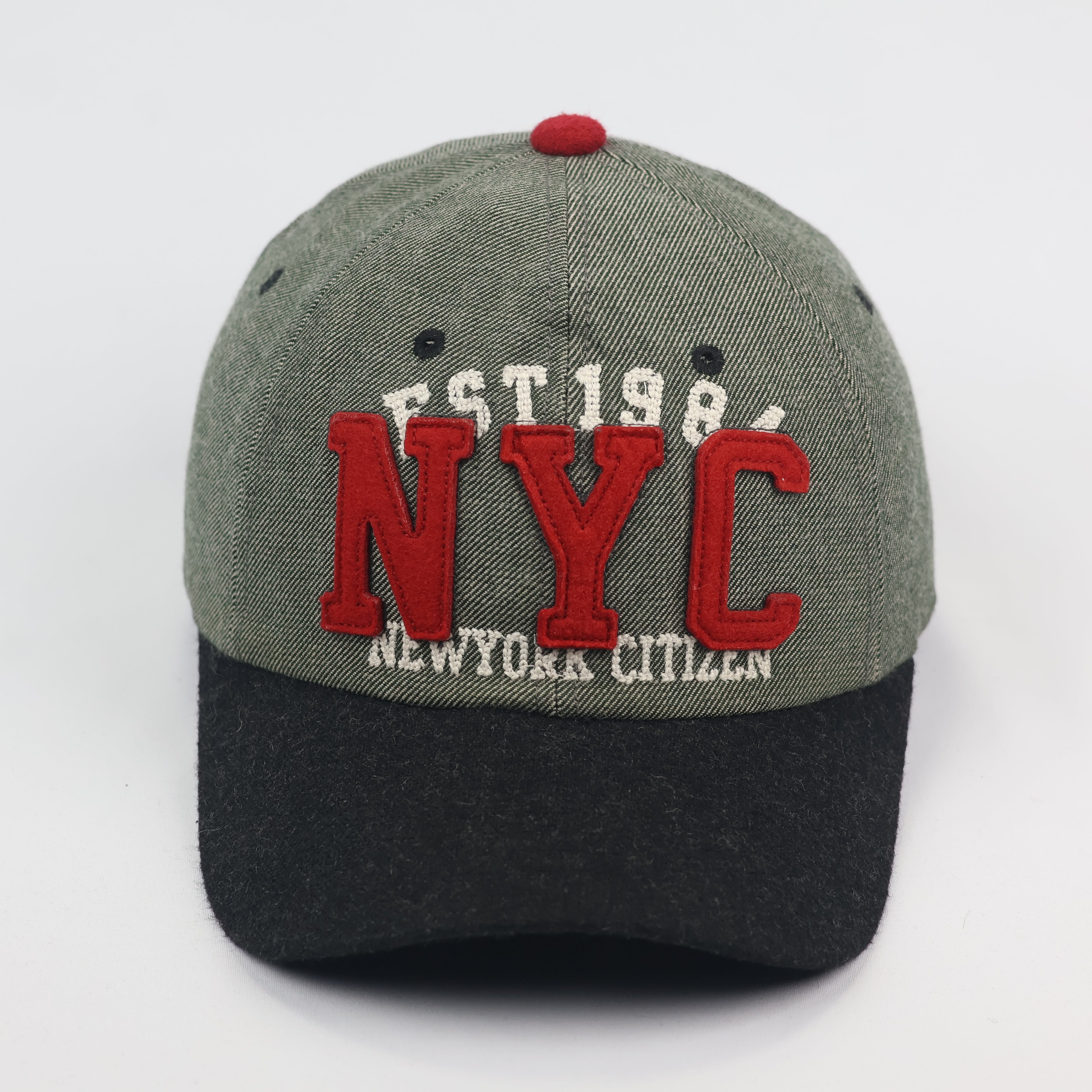 Vintage NYC "Newyork Citizen" Baseball Thrifted Cap - Est. 1985 Retro Hat
